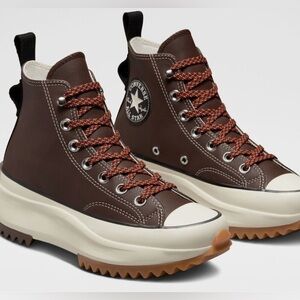 Converse Run Star Hike Platform Leather Hi Top Boot